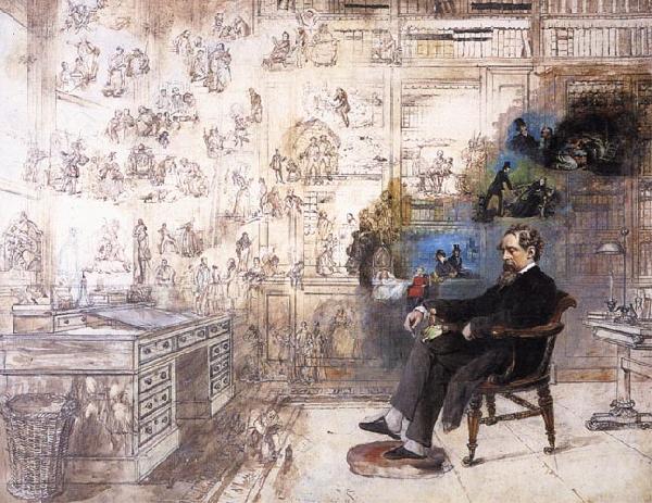 Robert William Buss Dickens's Dream Norge oil painting art